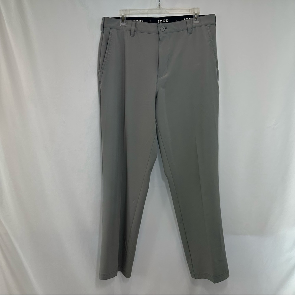 IZOD Golf Men's Pants 34x32 Regular Fit Active Stretch 5-Pocket Design Wicking